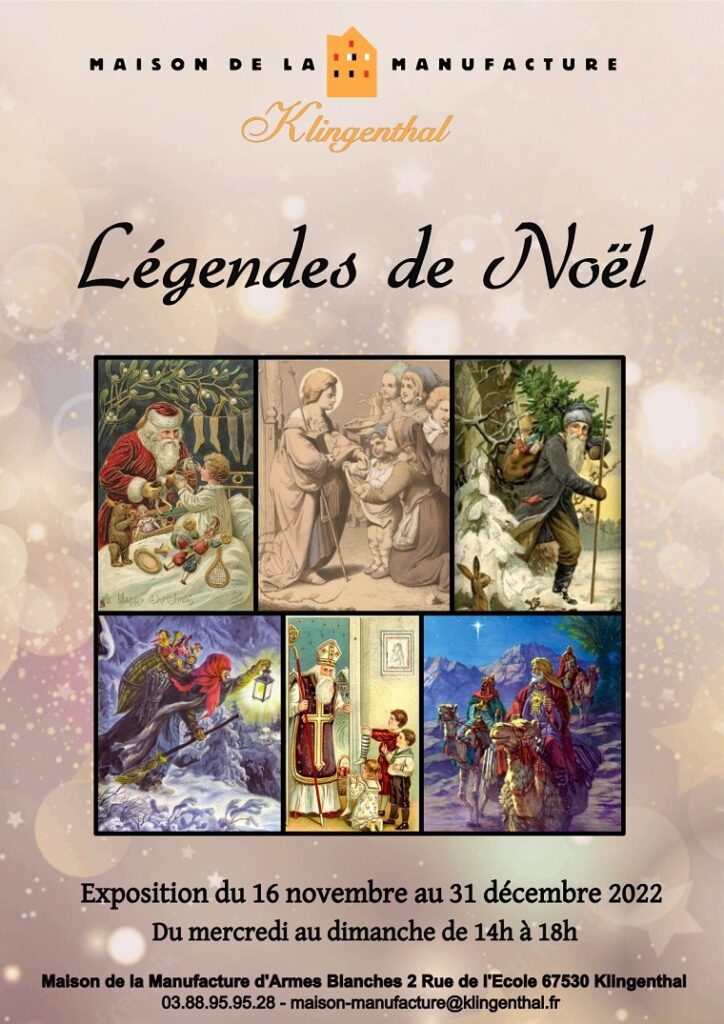 Affiche exposition Légendes de Noël